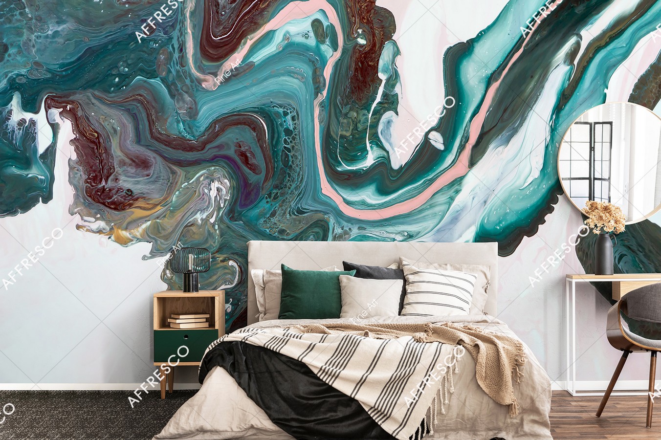 Панно Affresco Fine Art RE824-COL1 2x2,68 м фото в интерьере