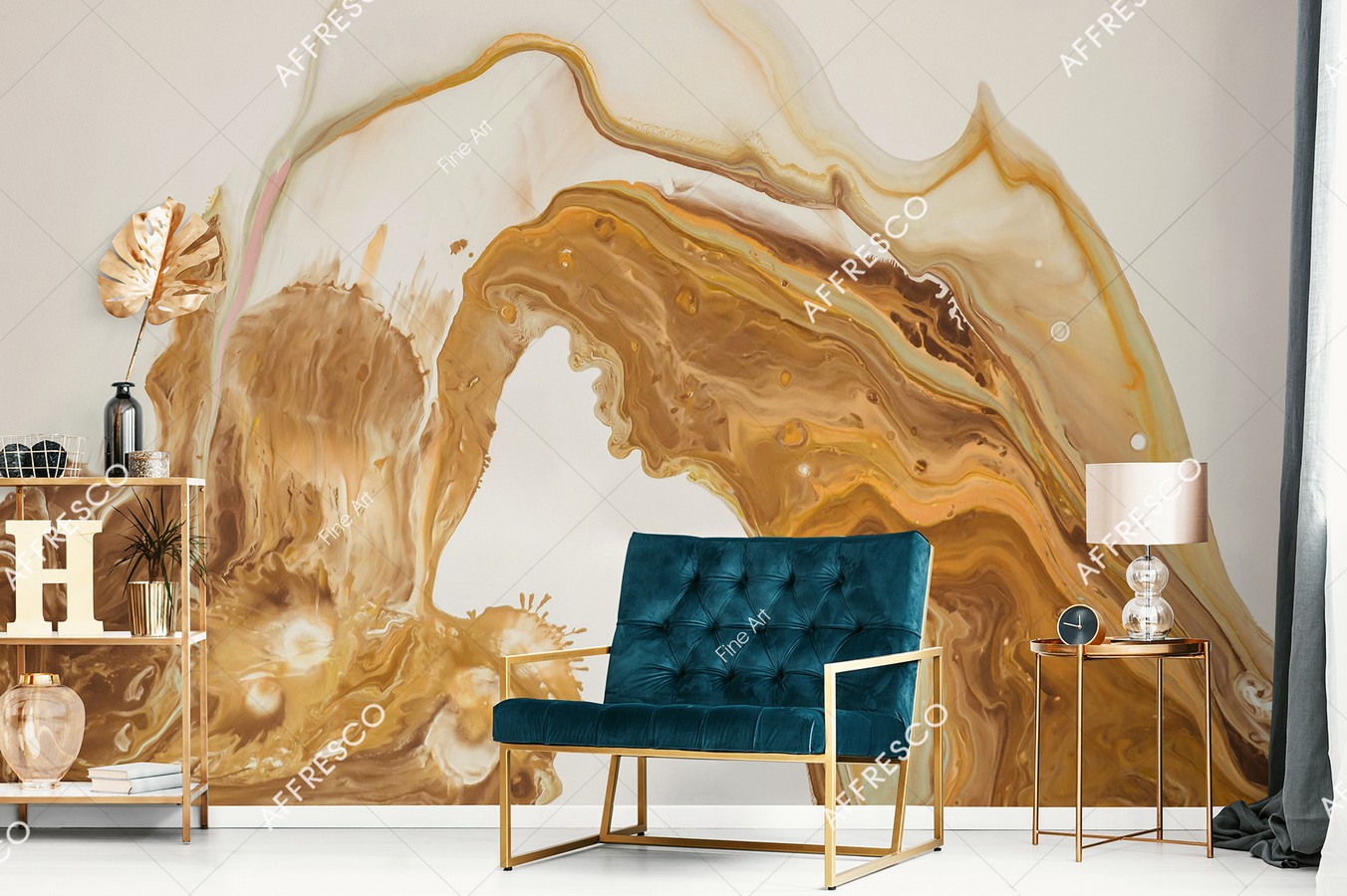 Панно Affresco Fine Art RE823-COL2 2x2,68 м фото в интерьере