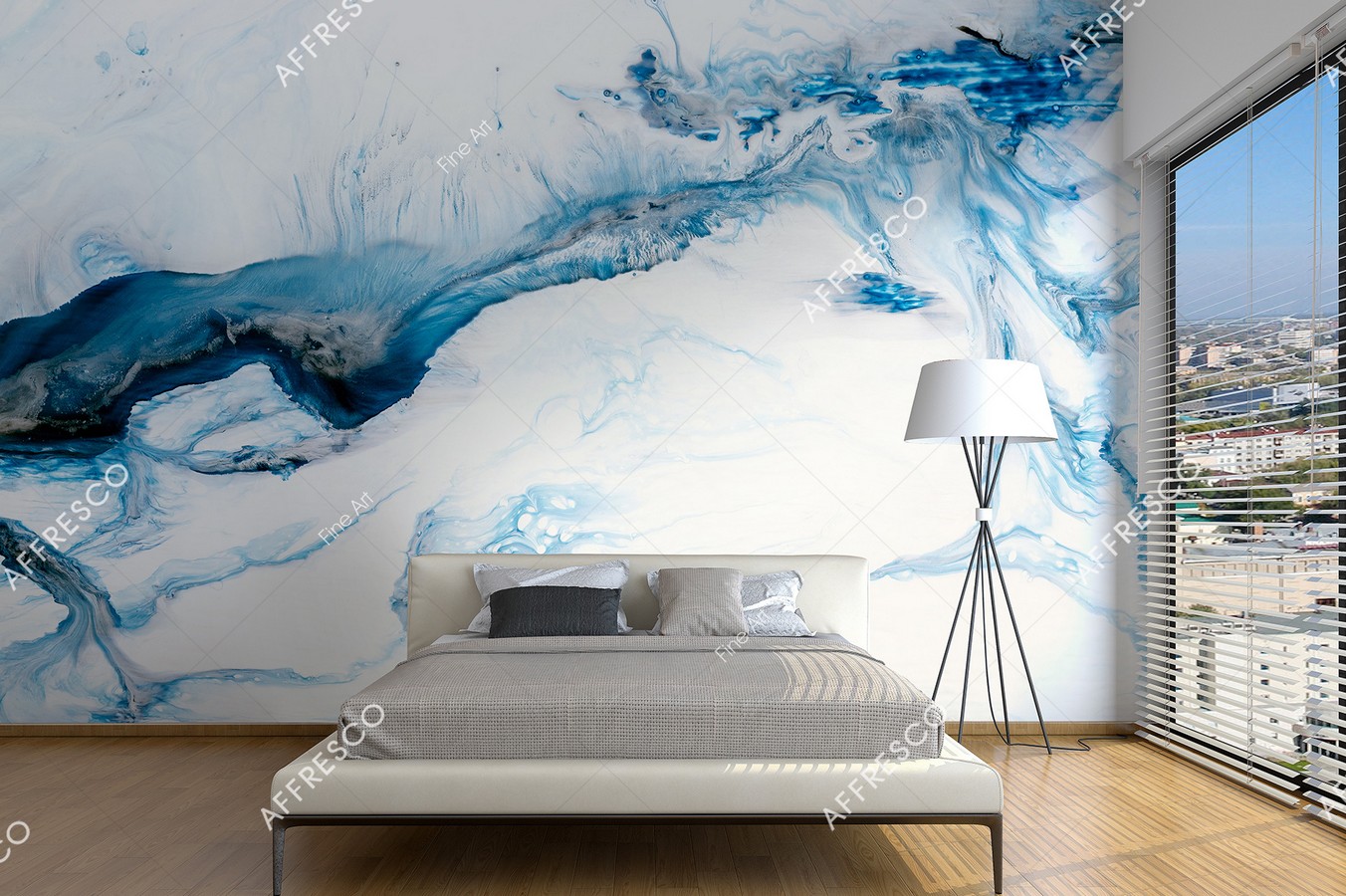 Панно Affresco Fine Art RE805-COL1 2x2,68 м фото в интерьере