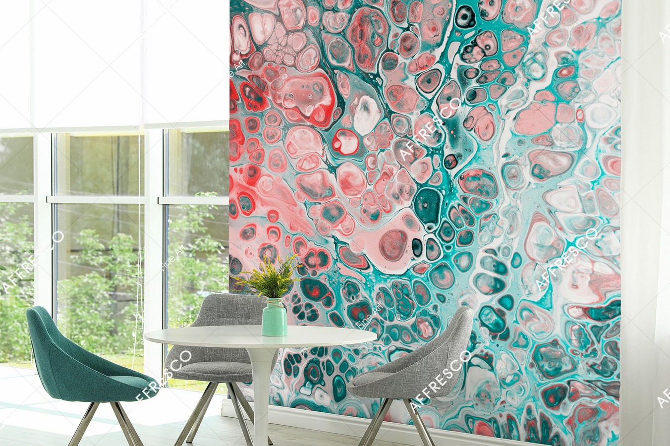 Панно Affresco Fine Art RE826-COL2 2x2,01 м фото в интерьере