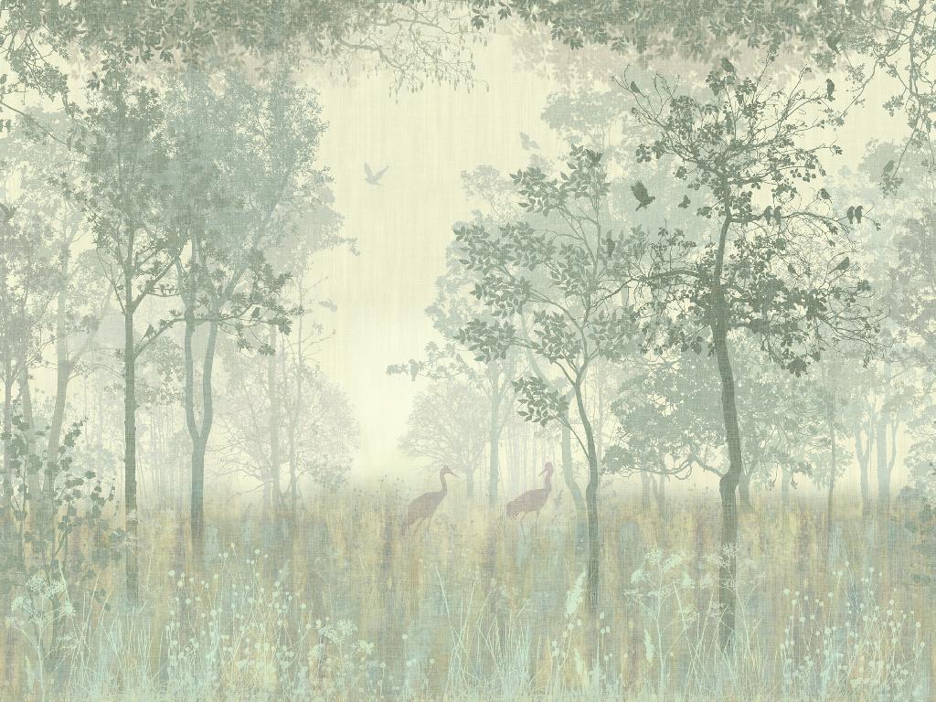 Панно Affresco Wallpaper Part 1 Serenity AB52-COL1 2x2,68 м