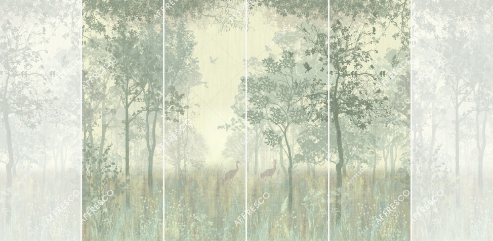 Панно Affresco Wallpaper Part 1 Serenity AB52-COL1 2x2,68 м