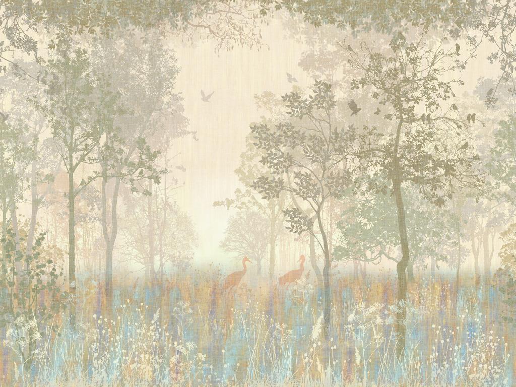 Панно Affresco Wallpaper Part 1 Serenity AB52-COL2 2x2,68 м