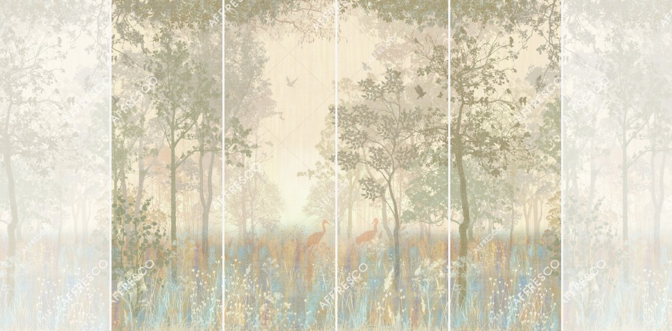 Панно Affresco Wallpaper Part 1 Serenity AB52-COL2 2x2,68 м