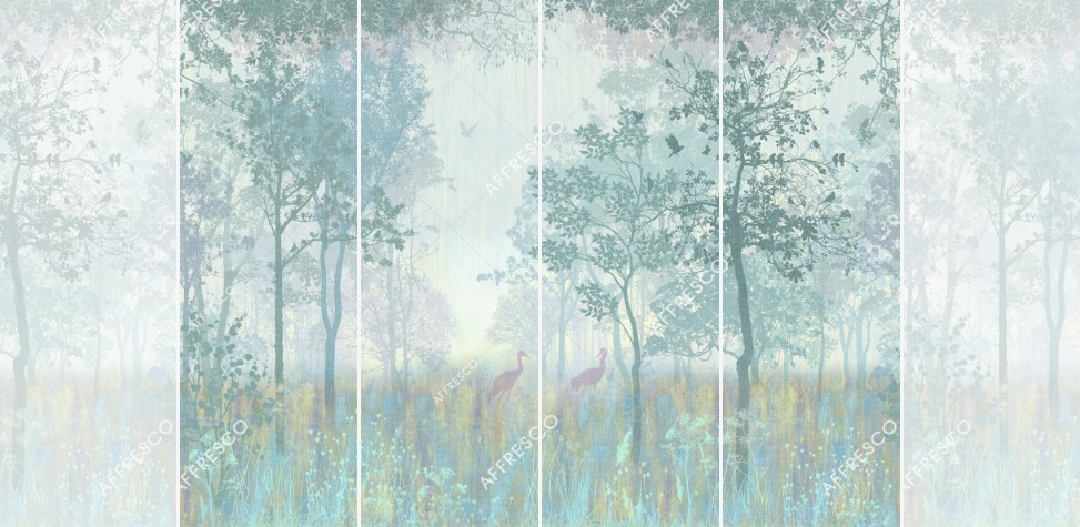 Панно Affresco Wallpaper Part 1 Serenity AB52-COL3 2x2,68 м
