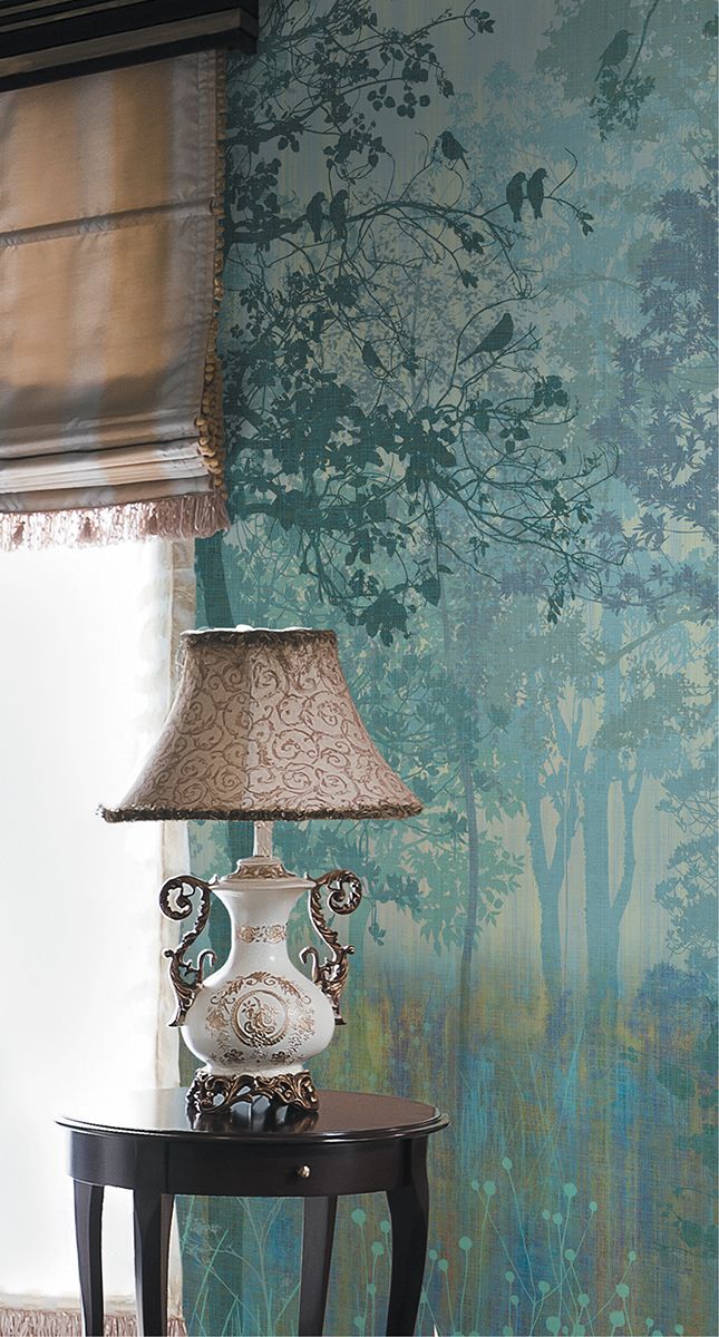 Панно Affresco Wallpaper Part 1 Serenity AB52-COL3 2x2,68 м фото в интерьере