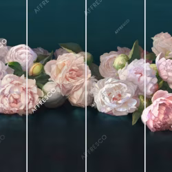 Панно Affresco Wallpaper Part 1 Peonies AB48-COL2 2x2,68 м