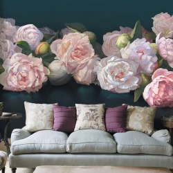 Панно Affresco Wallpaper Part 1 Peonies AB48-COL2 2x2,68 м
