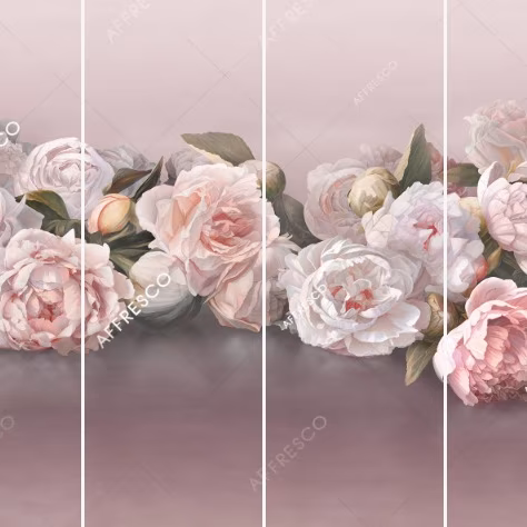 Панно Affresco Wallpaper Part 1 Peonies AB48-COL5 2x2,68 м