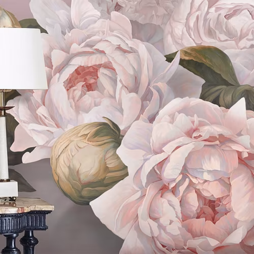 Панно Affresco Wallpaper Part 1 Peonies AB48-COL5 2x2,68 м