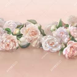 Панно Affresco Wallpaper Part 1 Peonies AB48-COL7 2x2,68 м