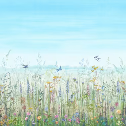 Панно Affresco Wallpaper Part 1 Flower Field JV41-COL1 2x2,01 м