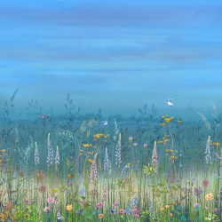 Панно Affresco Wallpaper Part 1 Flower Field JV41-COL2 2x2,01 м