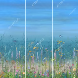 Панно Affresco Wallpaper Part 1 Flower Field JV41-COL2 2x2,01 м