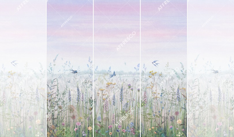 Панно Affresco Wallpaper Part 1 Flower Field JV41-COL3 2x2,01 м