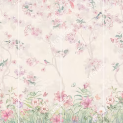Панно Affresco Wallpaper Part 1 Floral Melody AB50-COL3 2x2,68 м