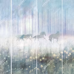 Панно Affresco Wallpaper Part 1 Mysterious Forest AB57-COL1 2x2,68 м