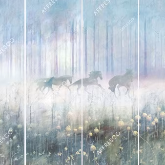 Панно Affresco Wallpaper Part 1 Mysterious Forest AB57-COL1 2x2,68 м