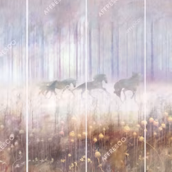 Панно Affresco Wallpaper Part 1 Mysterious Forest AB57-COL2 2x2,68 м
