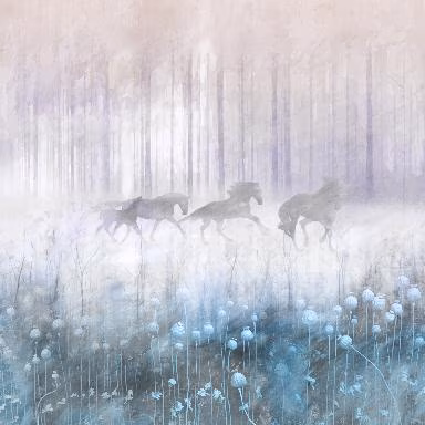 Панно Affresco Wallpaper Part 1 Mysterious Forest AB57-COL3 2x2,68 м