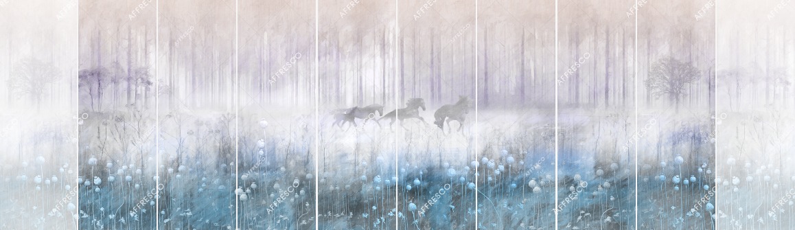 Панно Affresco Wallpaper Part 1 Mysterious Forest AB57-COL3 2x2,68 м