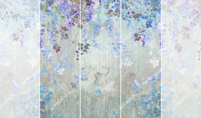 Панно Affresco Wallpaper Part 1 Deep in the forest AVN38-COL1 2x2,01 м