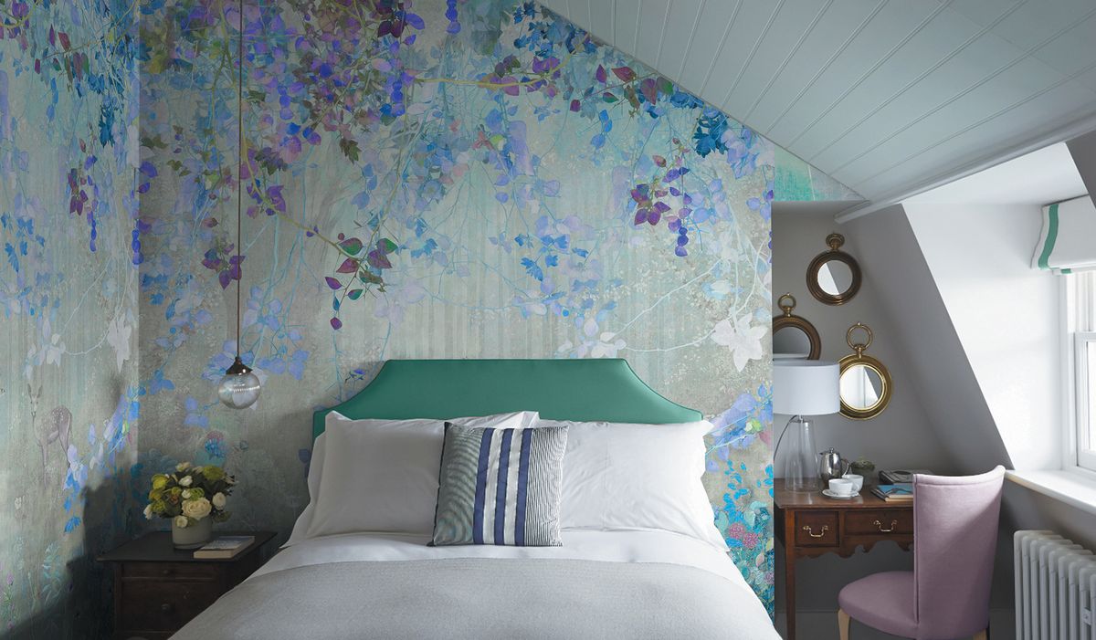 Панно Affresco Wallpaper Part 1 Deep in the forest AVN38-COL1 2x2,01 м фото в интерьере