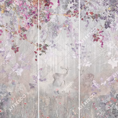 Панно Affresco Wallpaper Part 1 Deep in the forest AVN38-COL2 2x2,01 м