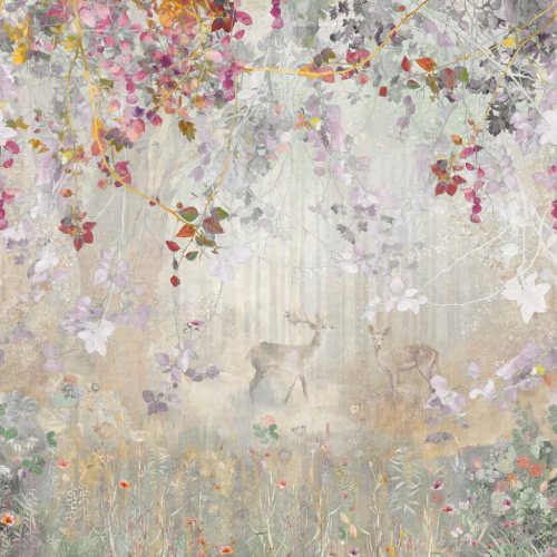 Панно Affresco Wallpaper Part 1 Deep in the forest AVN38-COL3 2x2,01 м