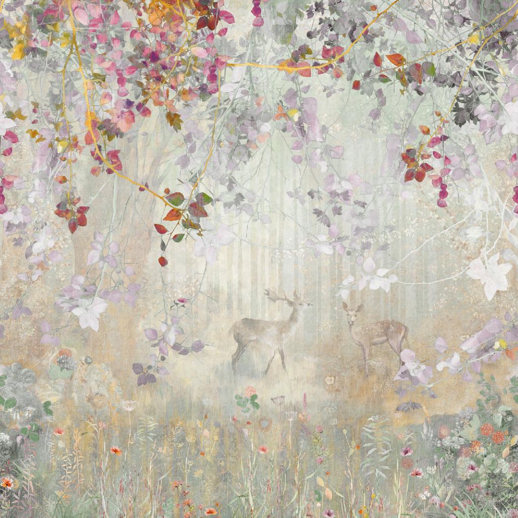 Панно Affresco Wallpaper Part 1 Deep in the forest AVN38-COL3 2x2,01 м