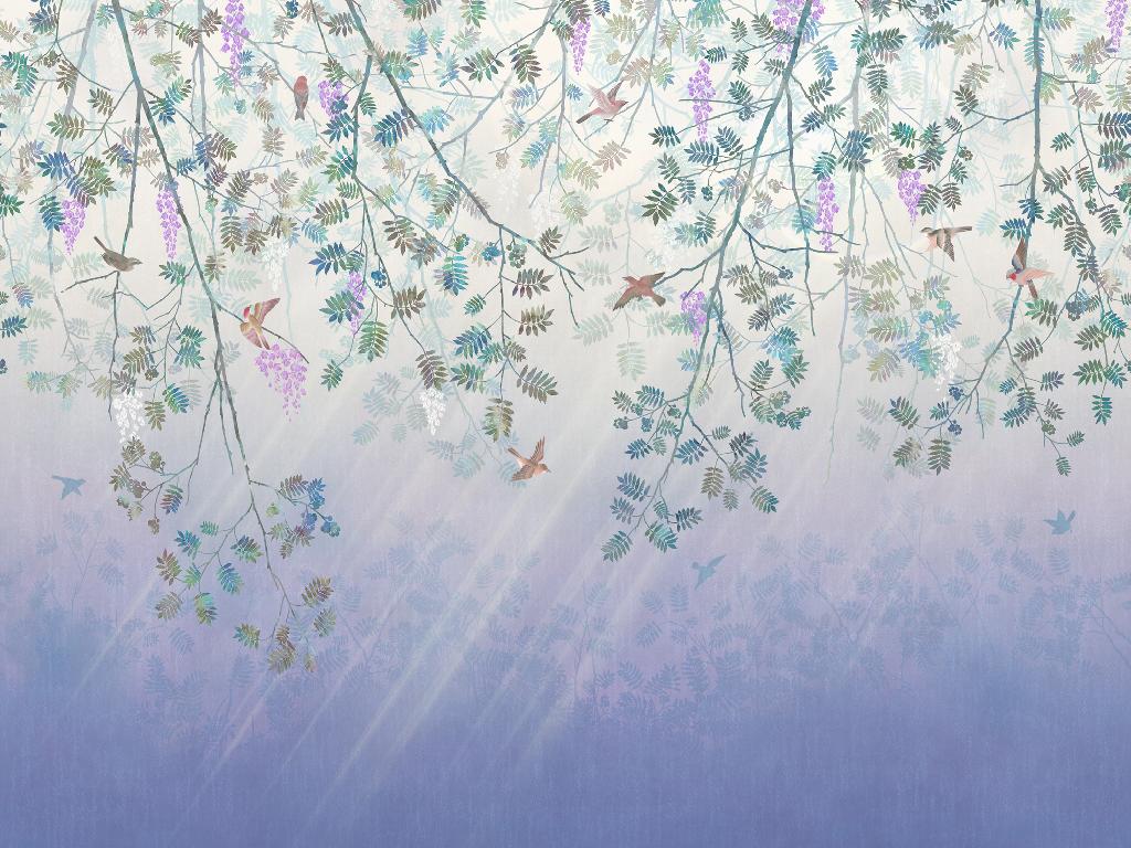 Панно Affresco Wallpaper Part 1 Rowan Tree JK31-COL1 2x2,68 м