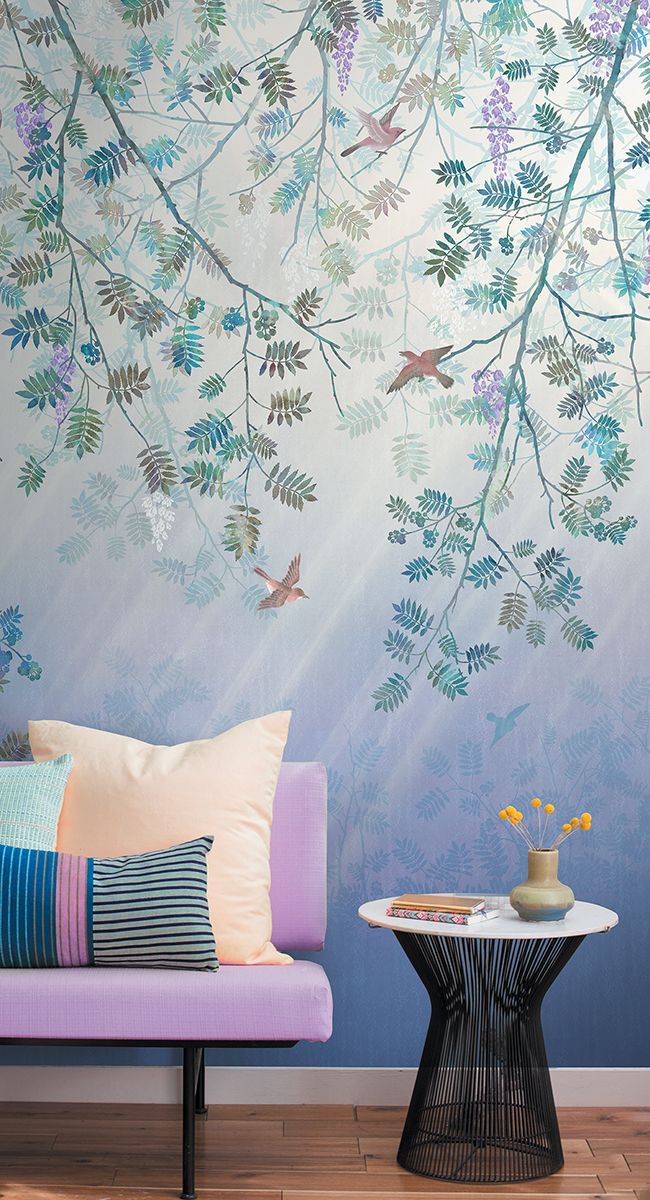 Панно Affresco Wallpaper Part 1 Rowan Tree JK31-COL1 2x2,68 м фото в интерьере