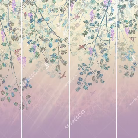 Панно Affresco Wallpaper Part 1 Rowan Tree JK31-COL2 2x2,68 м