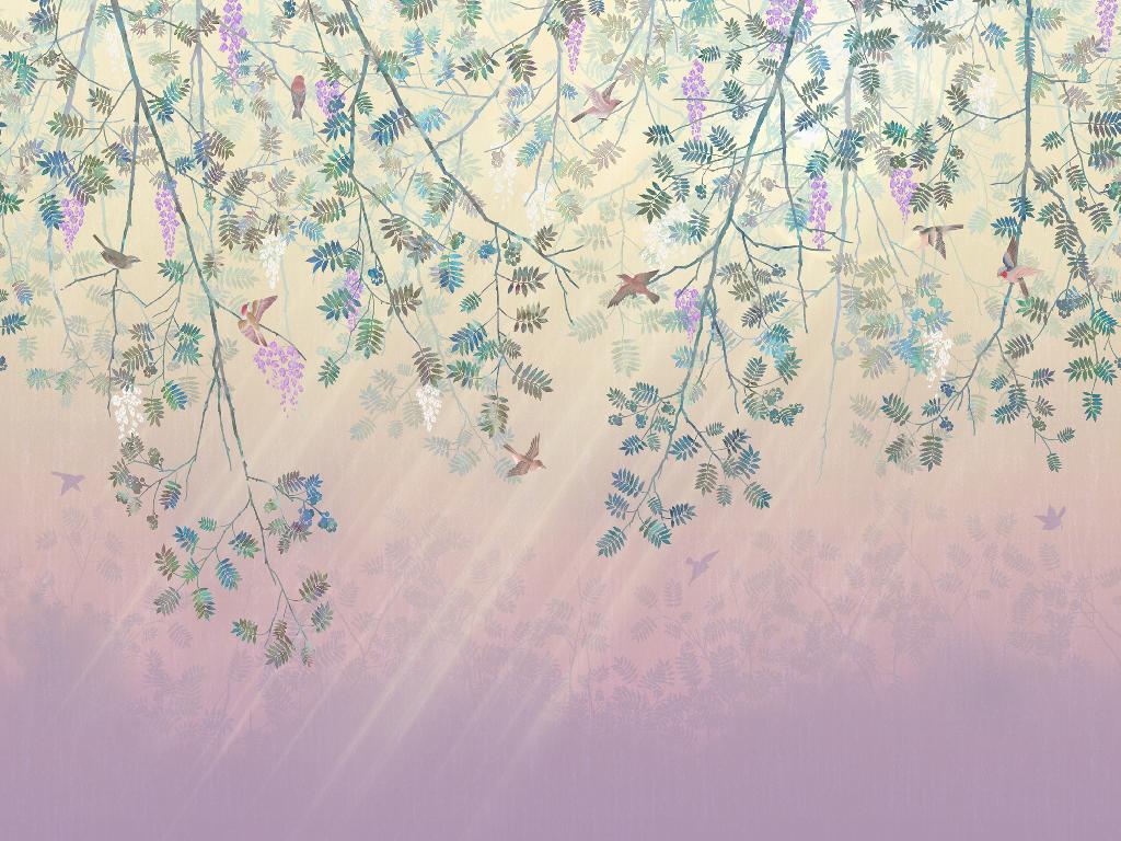 Панно Affresco Wallpaper Part 1 Rowan Tree JK31-COL2 2x2,68 м