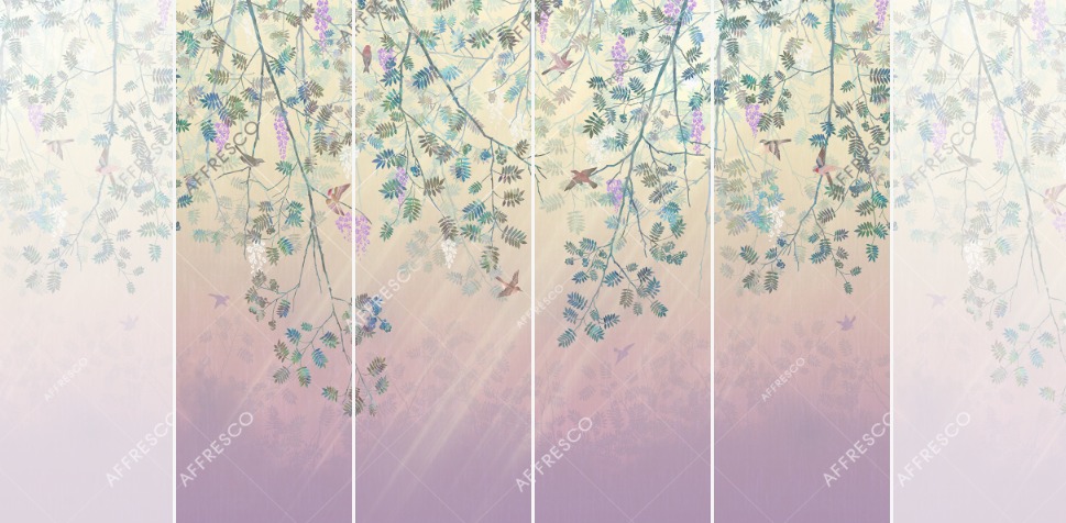 Панно Affresco Wallpaper Part 1 Rowan Tree JK31-COL2 2x2,68 м