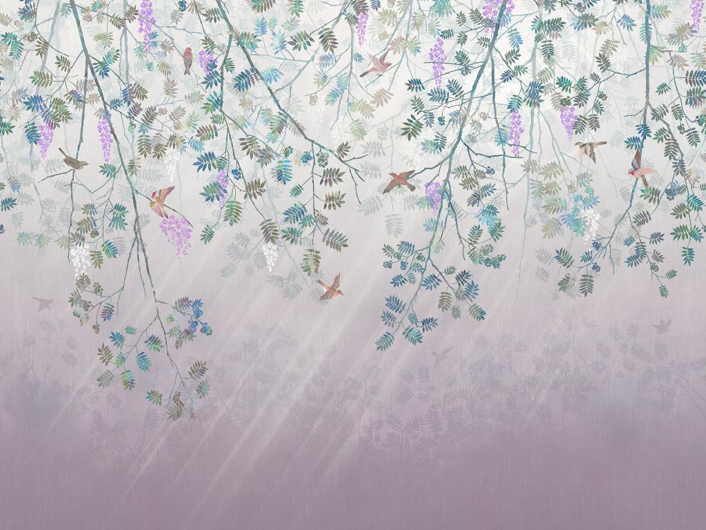 Панно Affresco Wallpaper Part 1 Rowan Tree JK31-COL3 2x2,68 м