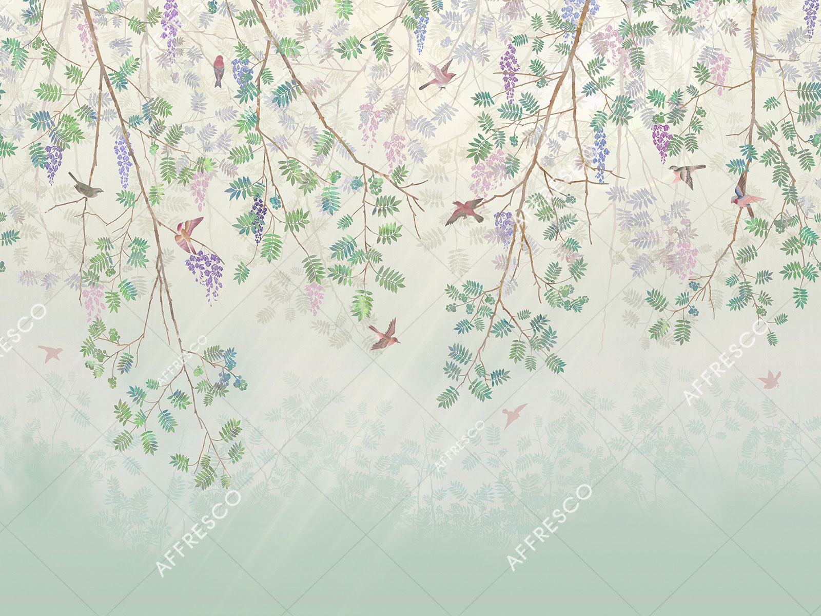Панно Affresco Wallpaper Part 1 Rowan Tree JK31-COL4 2x2,68 м
