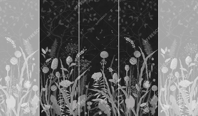 Панно Affresco Wallpaper Part 1 Nocturnal Meadow NR26-COL1 2x2,01 м
