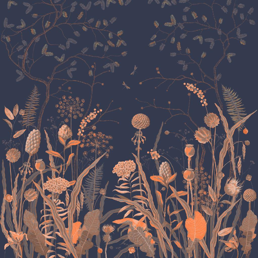 Панно Affresco Wallpaper Part 1 Nocturnal Meadow NR26-COL2 2x2,01 м