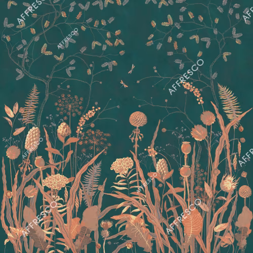 Панно Affresco Wallpaper Part 1 Nocturnal Meadow NR26-COL4 2x2,01 м