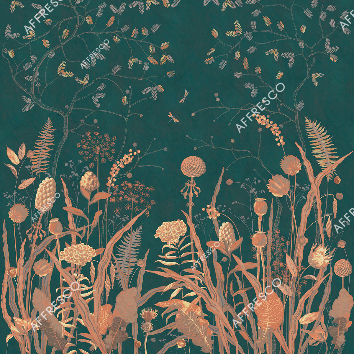 Панно Affresco Wallpaper Part 1 Nocturnal Meadow NR26-COL4 2x2,01 м