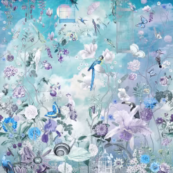 Панно Affresco Wallpaper Part 1 Morning in tsvetarium AB56-COL1 2x2,01 м