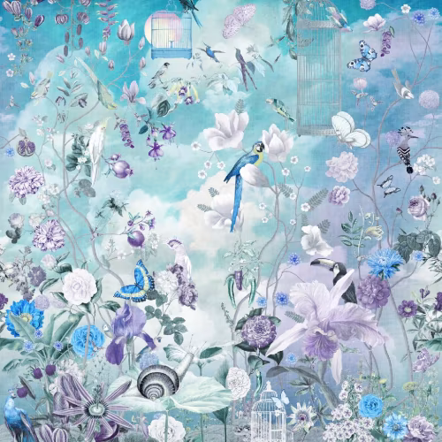 Панно Affresco Wallpaper Part 1 Morning in tsvetarium AB56-COL1 2x2,01 м