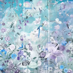 Панно Affresco Wallpaper Part 1 Morning in tsvetarium AB56-COL1 2x2,01 м