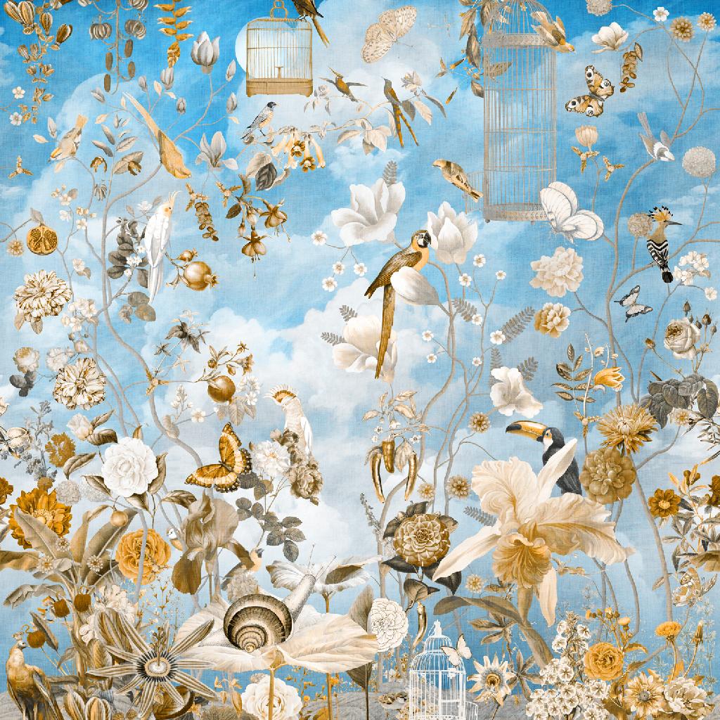 Панно Affresco Wallpaper Part 1 Morning in tsvetarium AB56-COL2 2x2,01 м