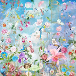Панно Affresco Wallpaper Part 1 Morning in tsvetarium AB56-COL4 2x2,01 м