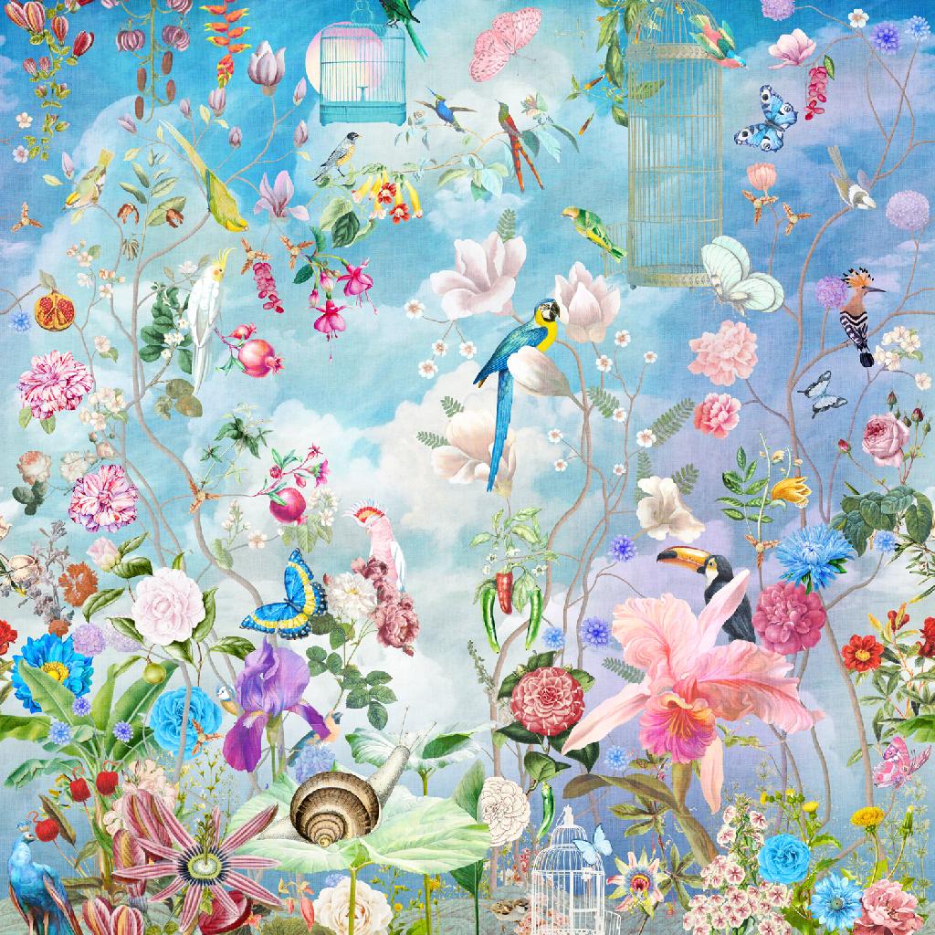 Панно Affresco Wallpaper Part 1 Morning in tsvetarium AB56-COL4 2x2,01 м