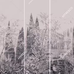 Панно Affresco Wallpaper Part 1 Cypress DG68-COL3 2x4,69 м