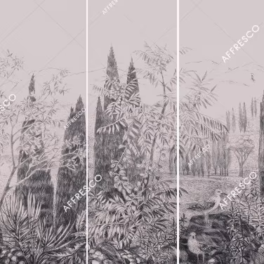 Панно Affresco Wallpaper Part 1 Cypress DG68-COL3 2x4,69 м