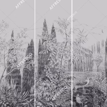 Панно Affresco Wallpaper Part 1 Cypress DG68-COL4 2x4,69 м